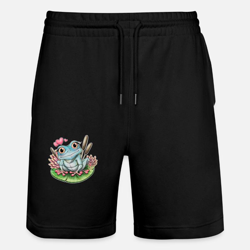 Grenouille - Short de jogging bio TRAINER Stanley/Stella unisexe - noir