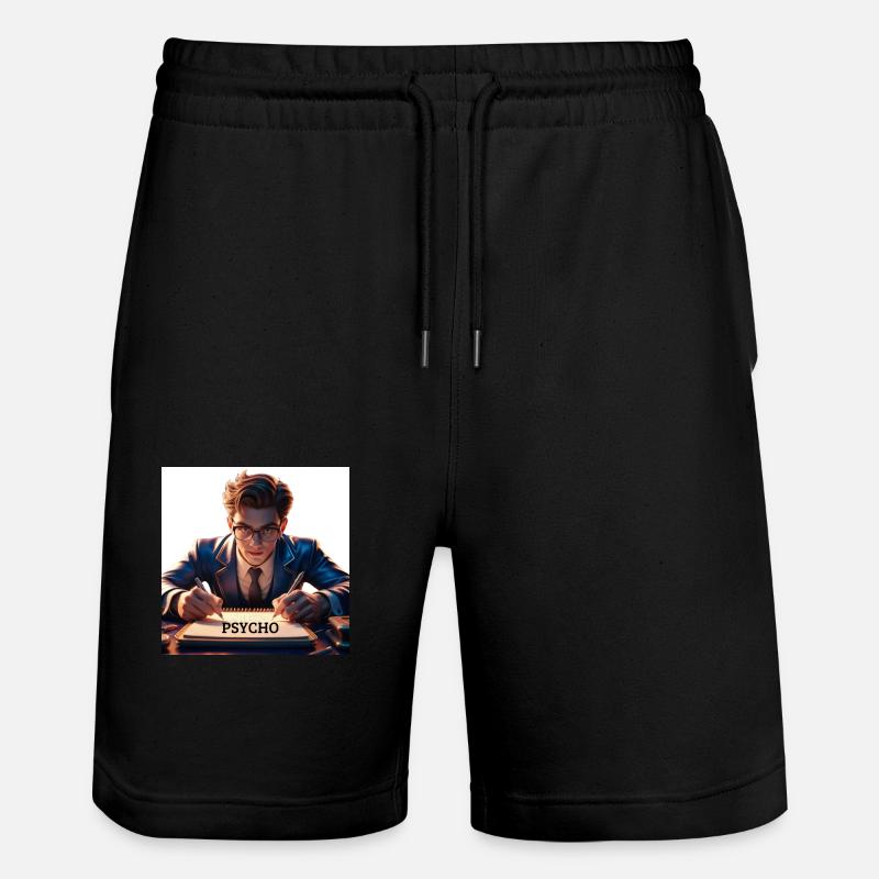Psycho - Stanley/Stella Unisex Bio Joggingshorts Trainer  - Schwarz
