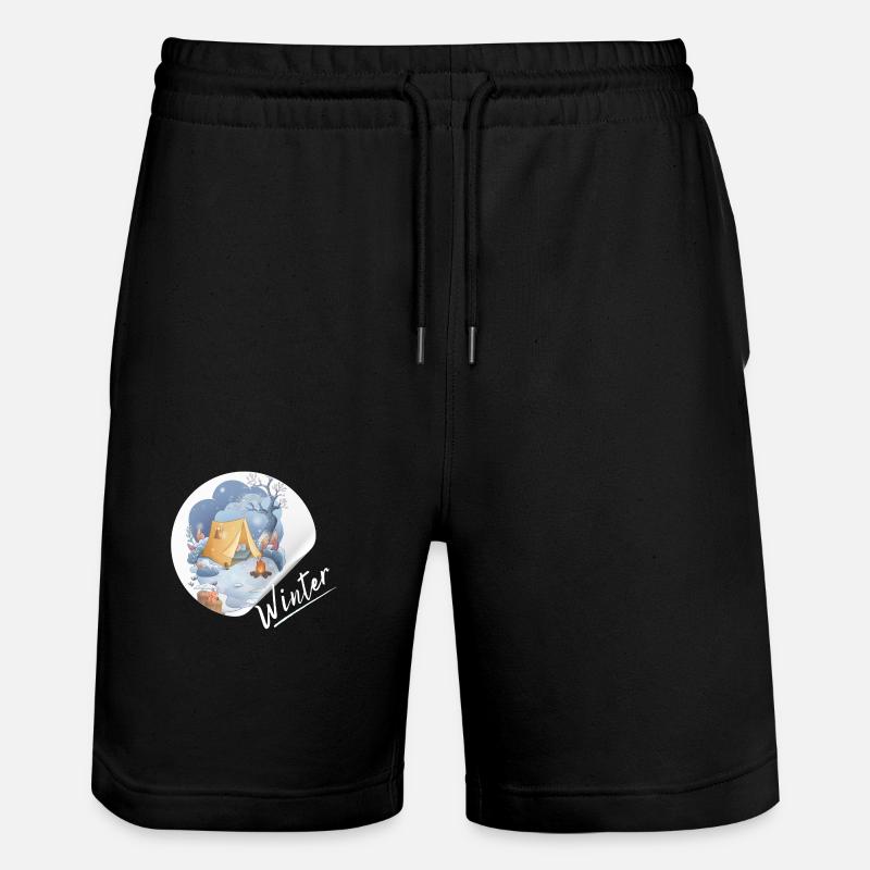 Camp d’hiver - Short de jogging bio TRAINER Stanley/Stella unisexe - noir