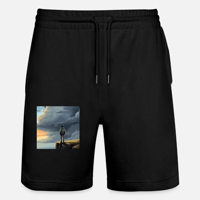 Randonneurs dans la nature - Short de jogging bio TRAINER Stanley/Stella unisexe - noir
