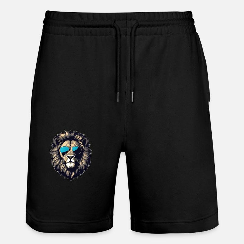 Nuances de la jungle - Short de jogging bio TRAINER Stanley/Stella unisexe - noir