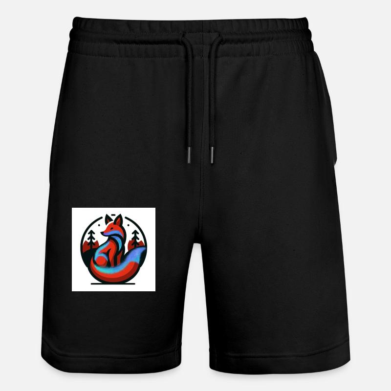 Wandelfuchs - Stanley/Stella Unisex Bio Joggingshorts Trainer  - Schwarz