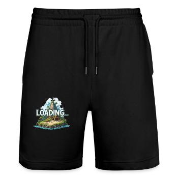 loading .. - Stanley/Stella Unisex Bio Joggingshorts Trainer  - Schwarz - Vorne - Nik (191cm) & Marisol (170cm)