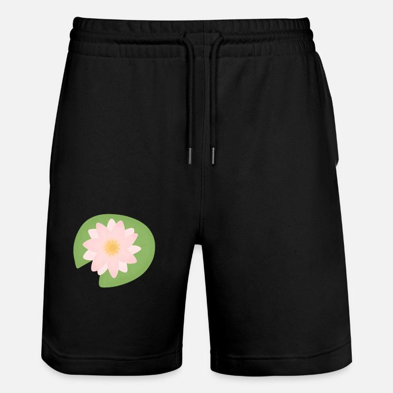 fleur de lotus - Short de jogging bio TRAINER Stanley/Stella unisexe - noir