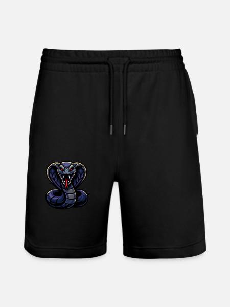 Cobra – Blaze Fury | Urbaani horoskooppimaskotti - Stanley/Stella Trainer unisex luomu-collegeshortsit - musta