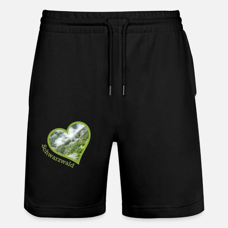 forêt Noire - Short de jogging bio TRAINER Stanley/Stella unisexe - noir