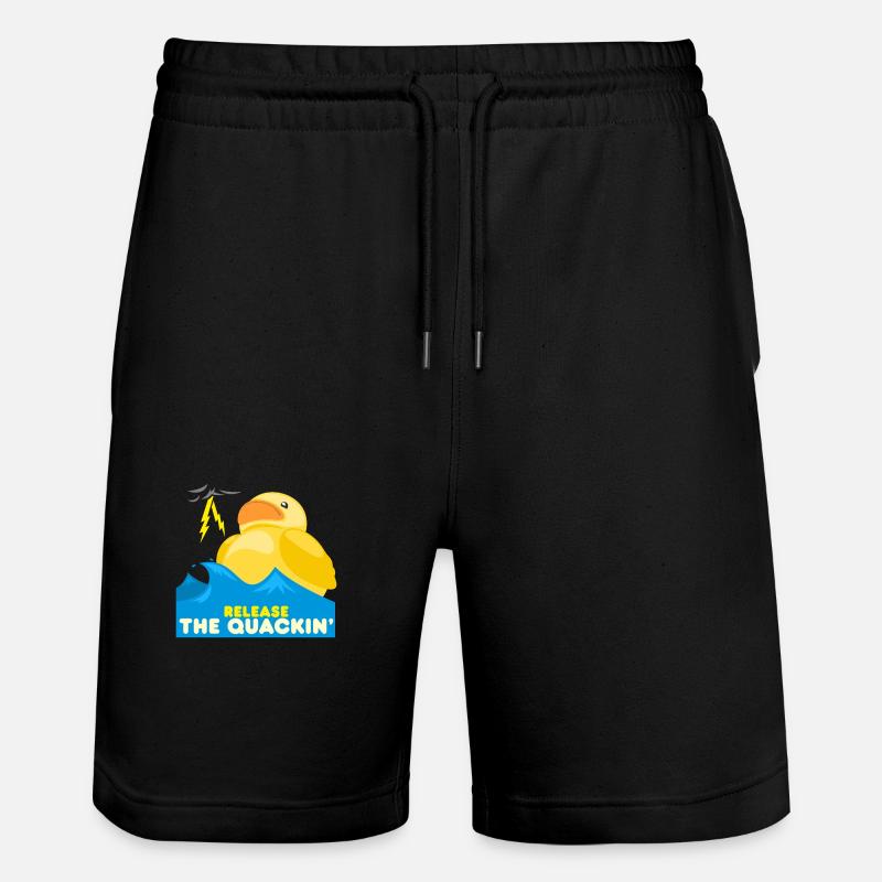 Canard canard de bain - Short de jogging bio TRAINER Stanley/Stella unisexe - noir