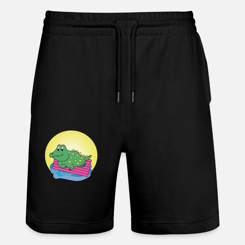 Kai Crocodile - Cadeau - Idée cadeau - Short de jogging bio TRAINER Stanley/Stella unisexe - noir