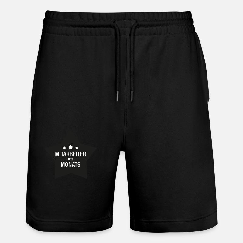 Mitarbeiter des Monats - Stanley/Stella Unisex Bio Joggingshorts Trainer  - Schwarz