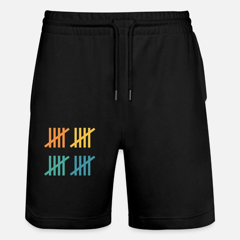 Idée cadeau 20e anniversaire - Short de jogging bio TRAINER Stanley/Stella unisexe - noir
