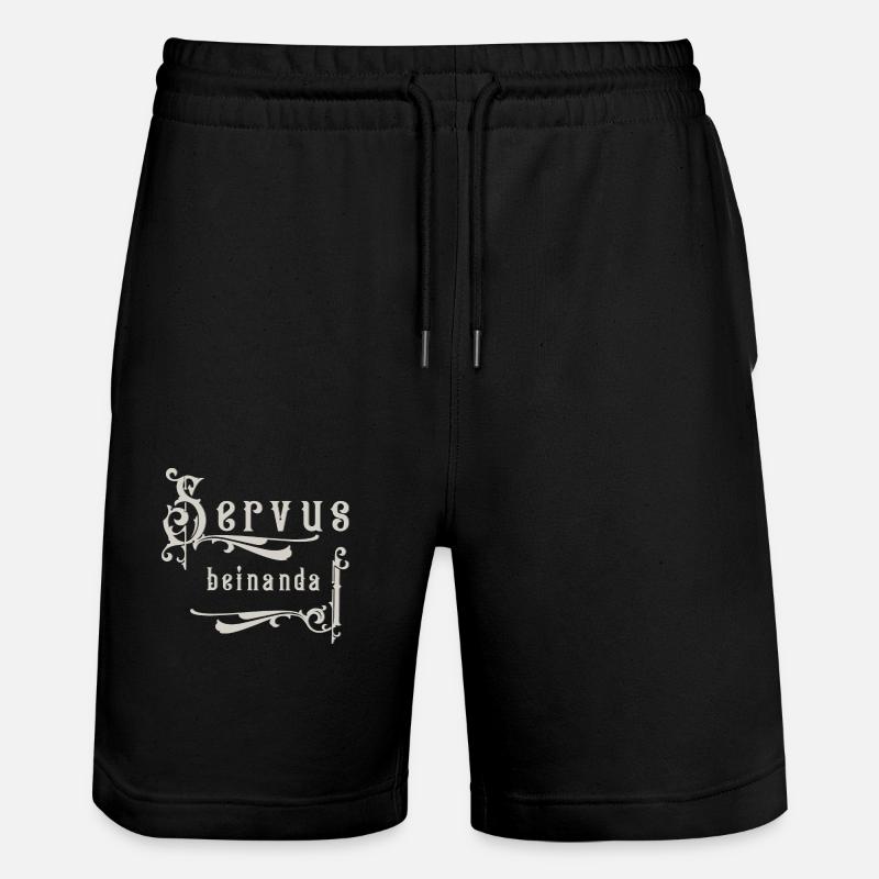 Servus beinanda - Stanley/Stella Unisex Bio Joggingshorts Trainer  - Schwarz
