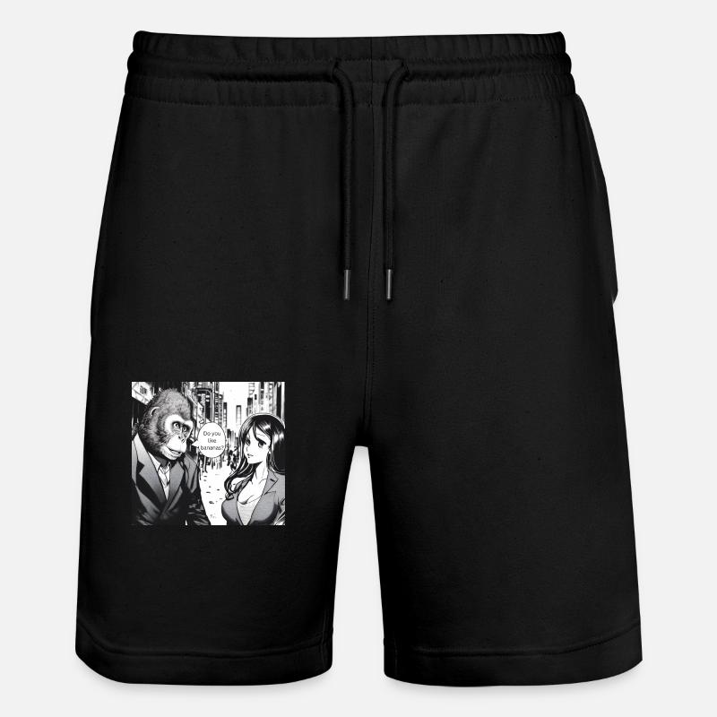 Japon Drôle - Short de jogging bio TRAINER Stanley/Stella unisexe - noir