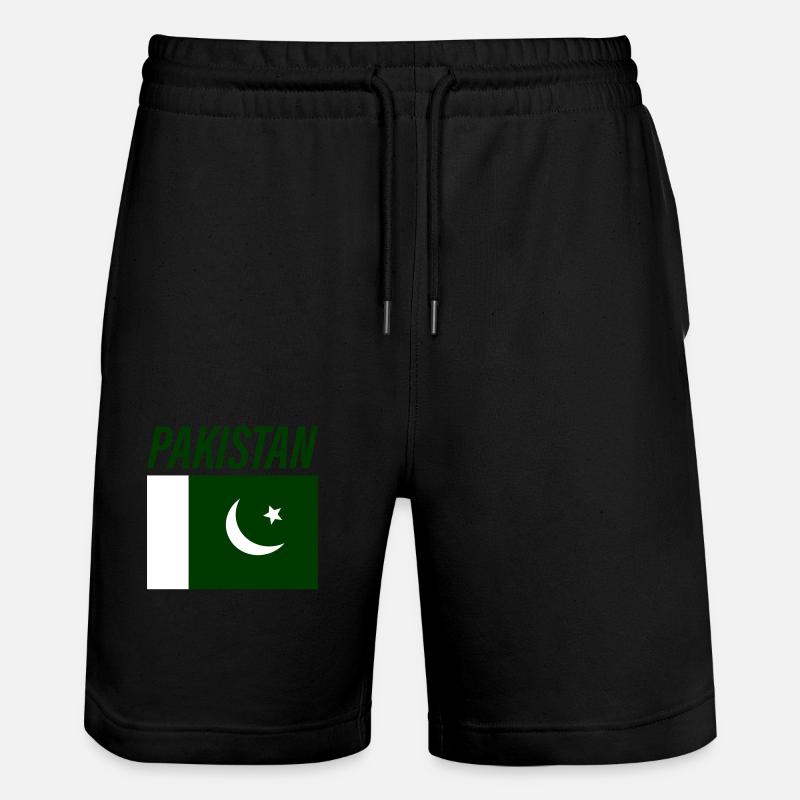 pakistan - Stanley/Stella Unisex Bio Joggingshorts Trainer  - Schwarz