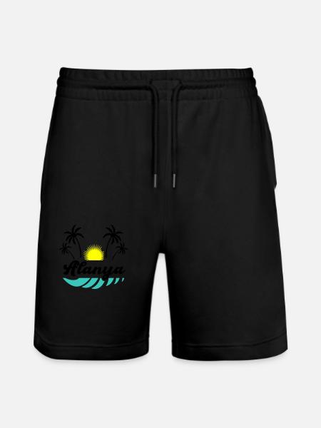 Alanya - Stanley/Stella Trainer Unisex Organic Jogging Shorts - black