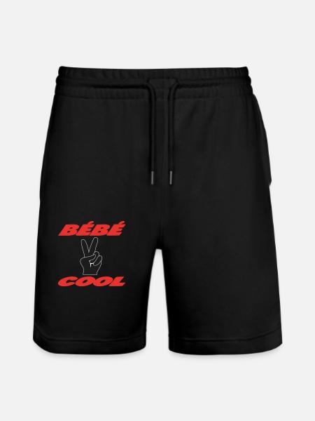 Bébé COOL - Short de jogging bio TRAINER Stanley/Stella unisexe - noir
