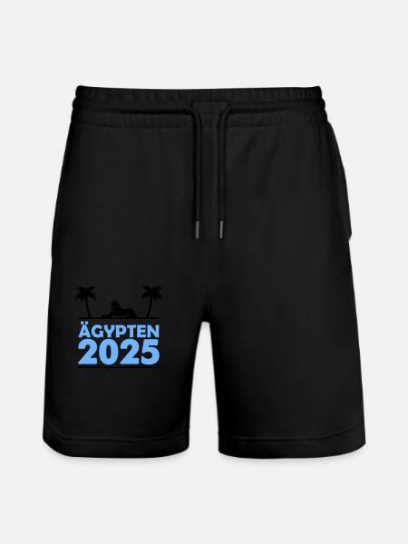 Egypt 2025 - Stanley/Stella Trainer Unisex Organic Jogging Shorts - black