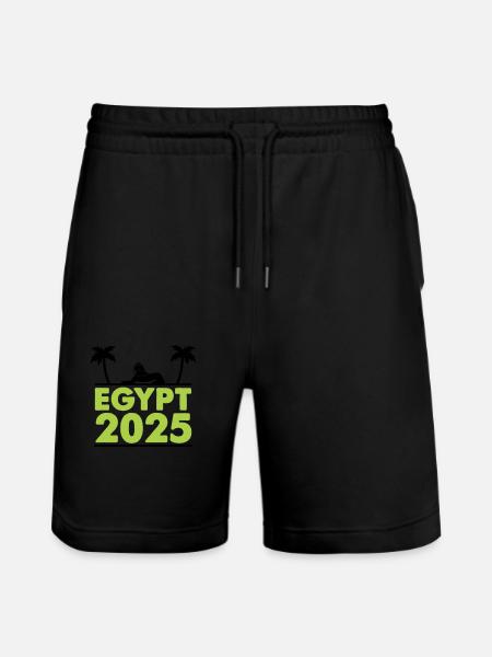 egypt 2025 - Stanley/Stella Unisex Bio Joggingshorts Trainer - Schwarz
