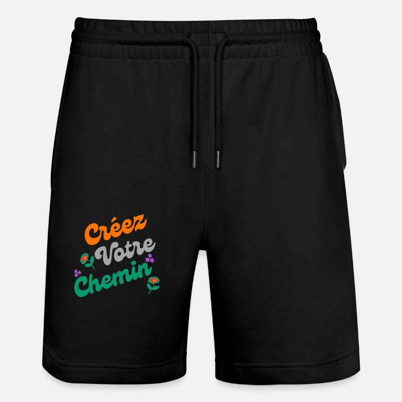 Le chemin de la créativité - Short de jogging bio TRAINER Stanley/Stella unisexe - noir