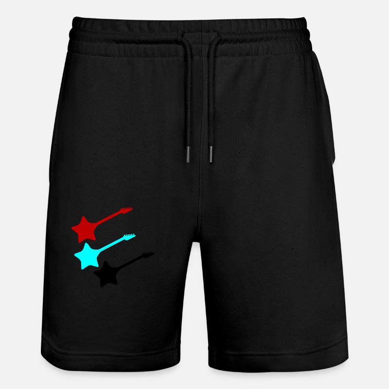Guitares Star - Short de jogging bio TRAINER Stanley/Stella unisexe - noir