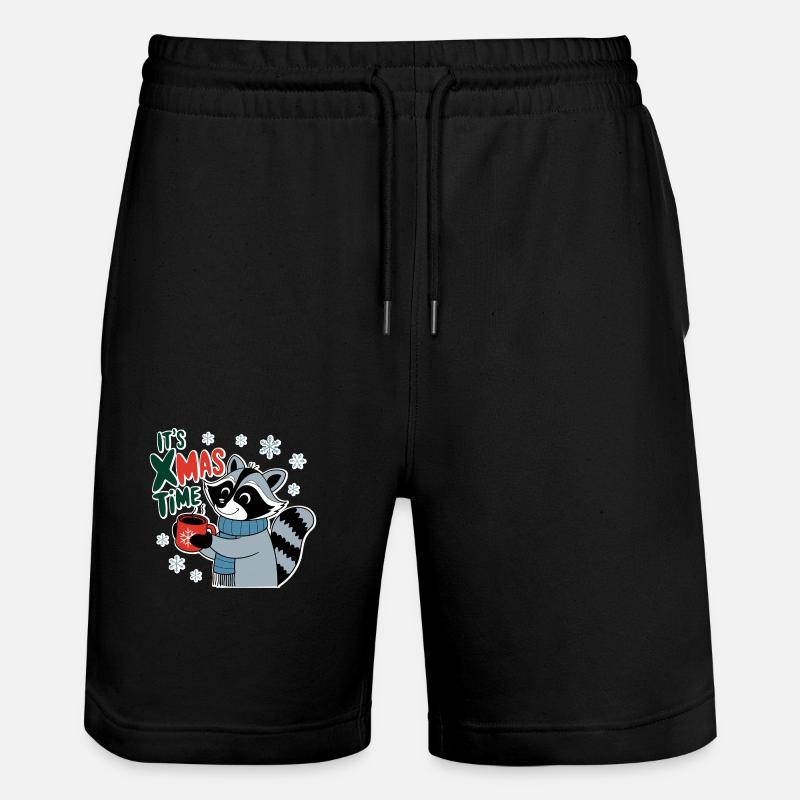 l'instant de noel - hiver mignon - Short de jogging bio TRAINER Stanley/Stella unisexe - noir