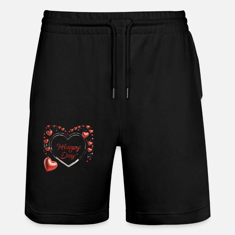 VALENTEN 2025 - Short de jogging bio TRAINER Stanley/Stella unisexe - noir