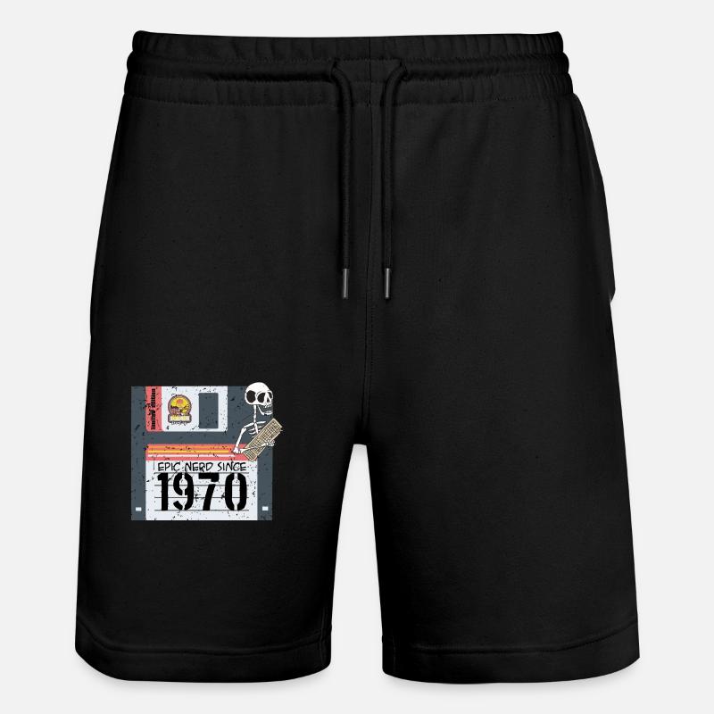 Nerd Anniversaire 1970 - Short de jogging bio TRAINER Stanley/Stella unisexe - noir