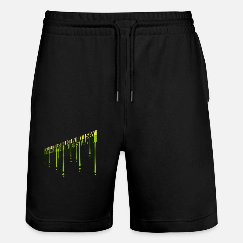 ce que je dis citation - Short de jogging bio TRAINER Stanley/Stella unisexe - noir