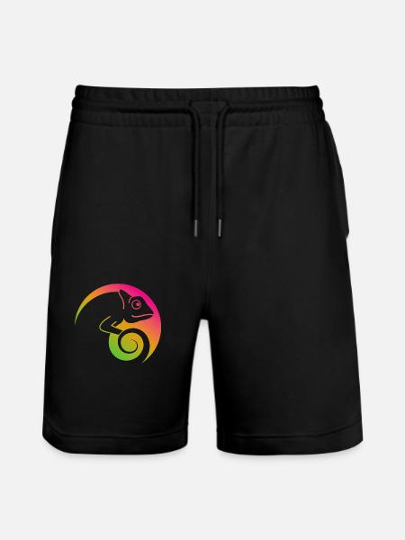 CHAMÄLION - Stanley/Stella Trainer Unisex Organic Jogging Shorts - black