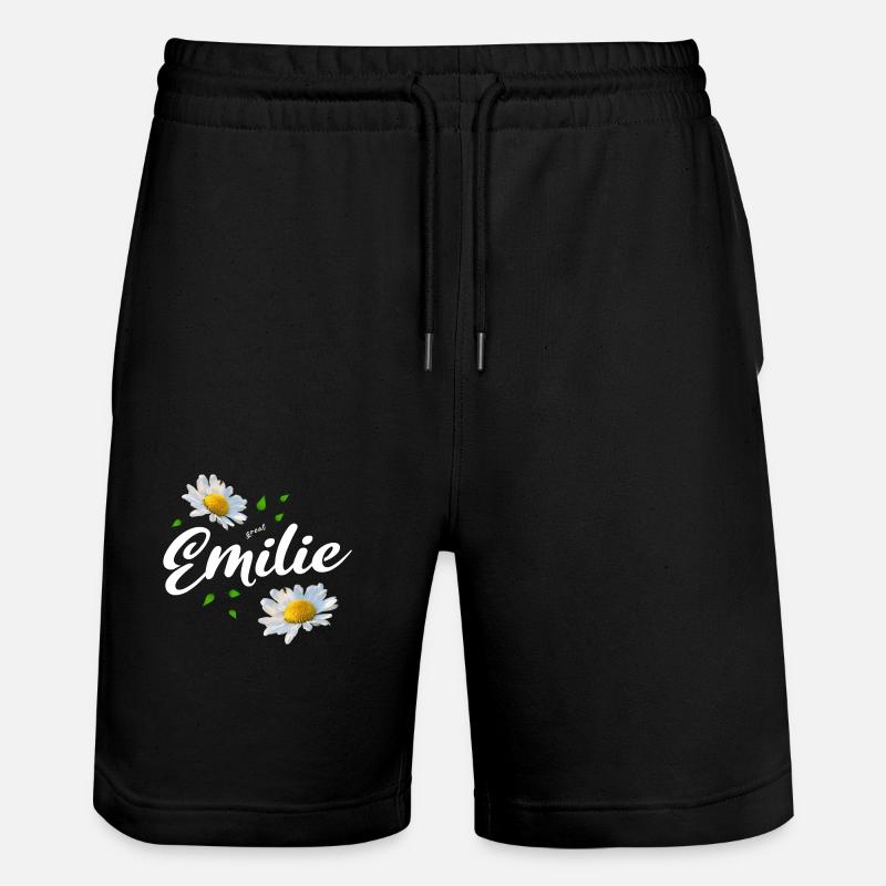 Emilie - Stanley/Stella Unisex Bio Joggingshorts Trainer  - Schwarz
