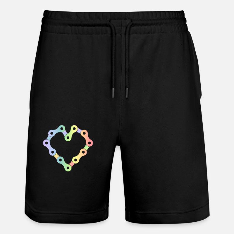 Chaîne de vélo - Short de jogging bio TRAINER Stanley/Stella unisexe - noir
