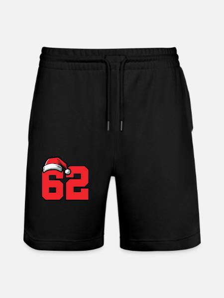 62 Numéro Noël - Short de jogging bio TRAINER Stanley/Stella unisexe - noir