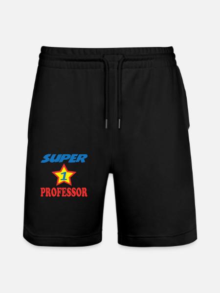 SUPER PROFESSOR - Short de jogging bio TRAINER Stanley/Stella unisexe - noir