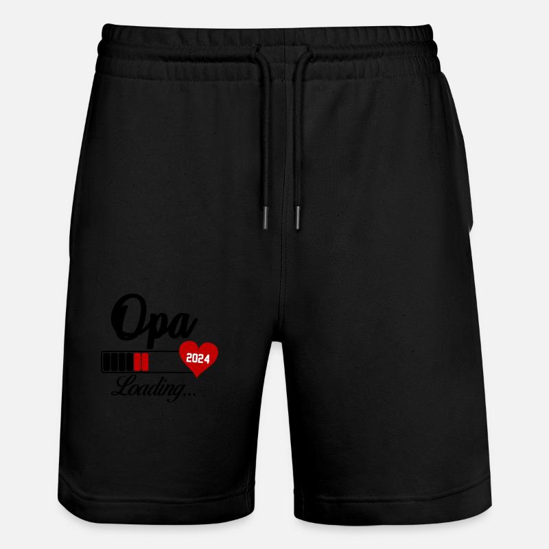 opa loading 2024 - Stanley/Stella Unisex Bio Joggingshorts Trainer  - Schwarz