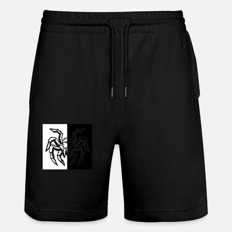 spider spider - Stanley/Stella Trainer Unisex Organic Jogging Shorts - black