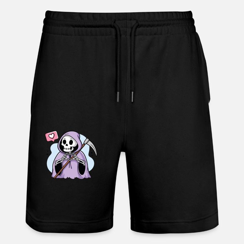 A Reaper's Romance tshirt - Stanley/Stella Trainer Unisex Organic Jogging Shorts - black