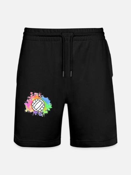 Joueurs de handball Handball - Short de jogging bio TRAINER Stanley/Stella unisexe - noir