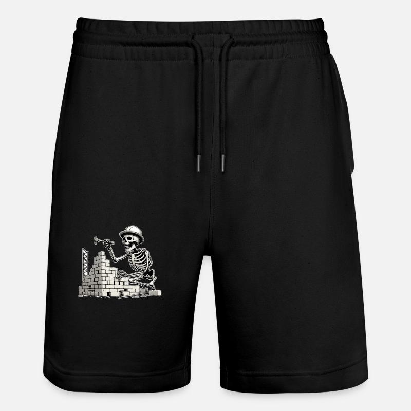 Le métier de maçon - Short de jogging bio TRAINER Stanley/Stella unisexe - noir