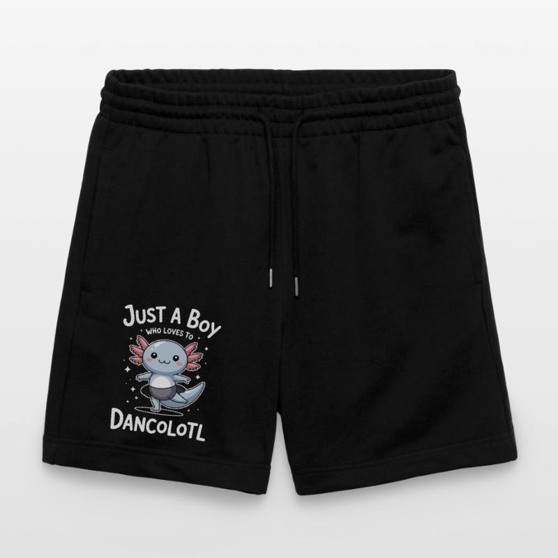 Just A boy who loves dance Ballet Dancer Gift Stanley/Stella Trainer Unisex Organic Jogging Shorts