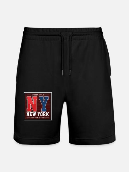 New York - Short de jogging bio TRAINER Stanley/Stella unisexe - noir