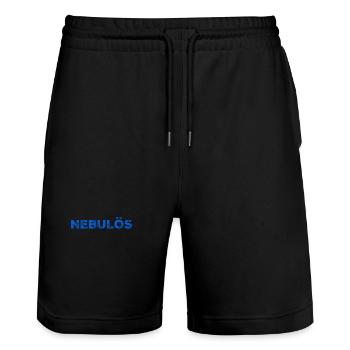geheimnisvoll - Stanley/Stella Unisex Bio Joggingshorts Trainer  - Schwarz - Vorne - Nik (191cm) & Marisol (170cm)