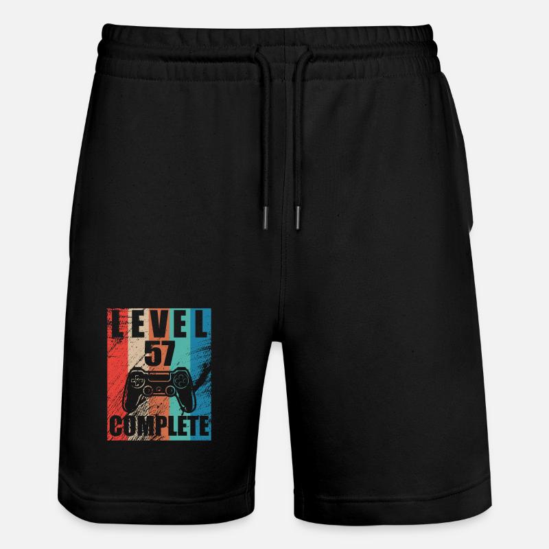 Niveau 57 complete - Short de jogging bio TRAINER Stanley/Stella unisexe - noir