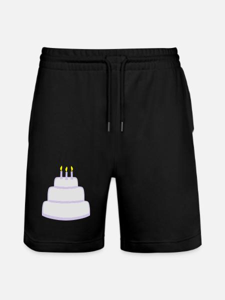 Birthday cake - Short de jogging bio TRAINER Stanley/Stella unisexe - noir