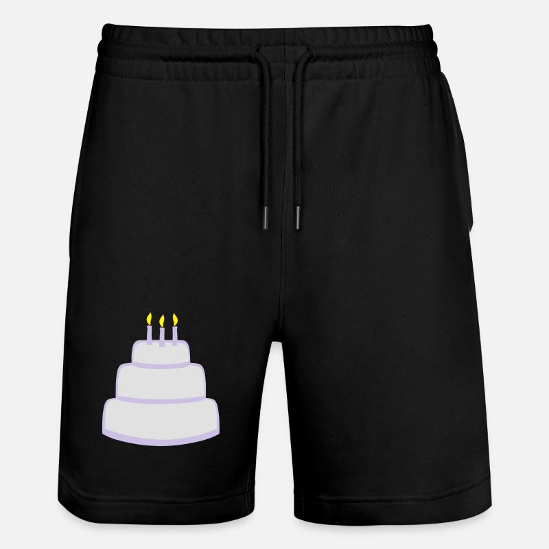 Birthday cake - Short de jogging bio TRAINER Stanley/Stella unisexe - noir