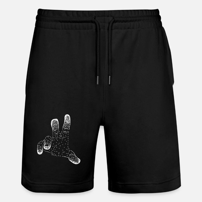 main - Short de jogging bio TRAINER Stanley/Stella unisexe - noir