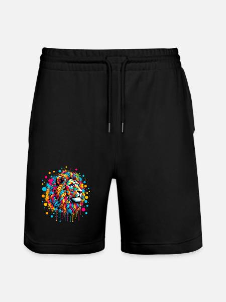 Lion - Short de jogging bio TRAINER Stanley/Stella unisexe - noir