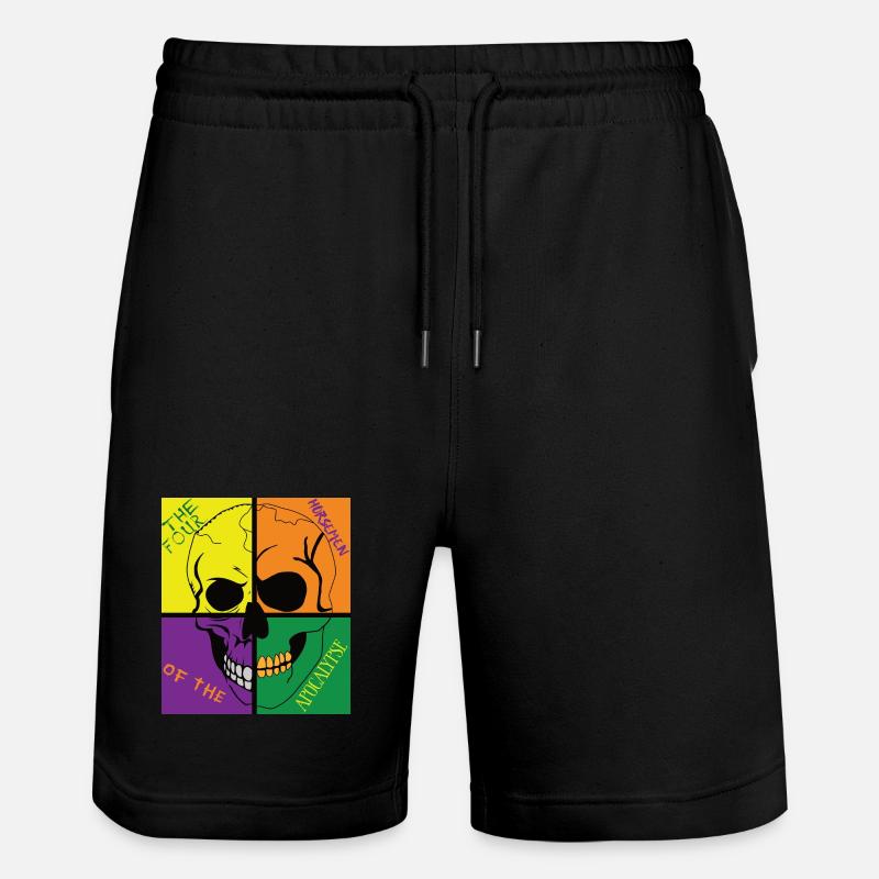Schädel der Apocalypse - Stanley/Stella Unisex Bio Joggingshorts Trainer  - Schwarz