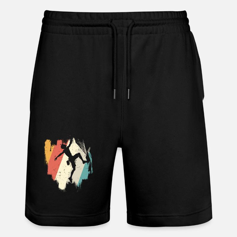 Silhouette de danse arc-en-ciel - Short de jogging bio TRAINER Stanley/Stella unisexe - noir