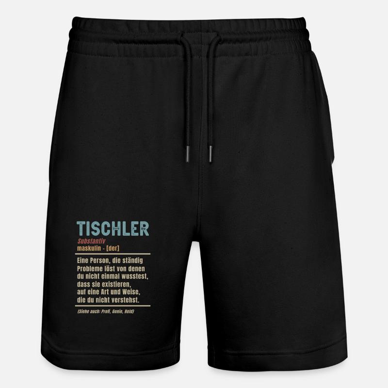 Charpentier Définition Charpentier Signifiant Artisanat - Short de jogging bio TRAINER Stanley/Stella unisexe - noir