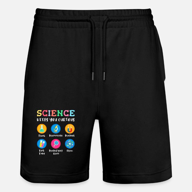 La science suscite la curiosité - Short de jogging bio TRAINER Stanley/Stella unisexe - noir