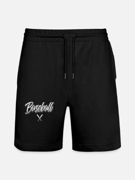 Baseball - Stanley/Stella Trainer Unisex Organic Jogging Shorts - black